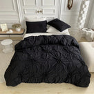 Luxury Duvet Cover Set with Pinch Pleat Design