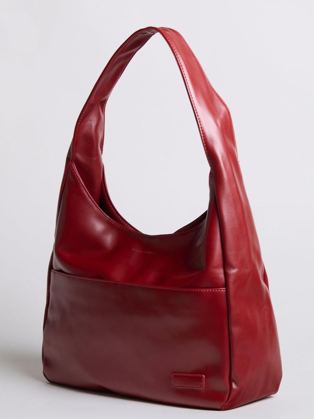 Minimalist Vegan Empty Hobo Shoulder Bag