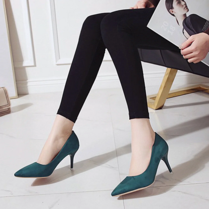 Women's Elegant Pumps - High Heel Leopard Print