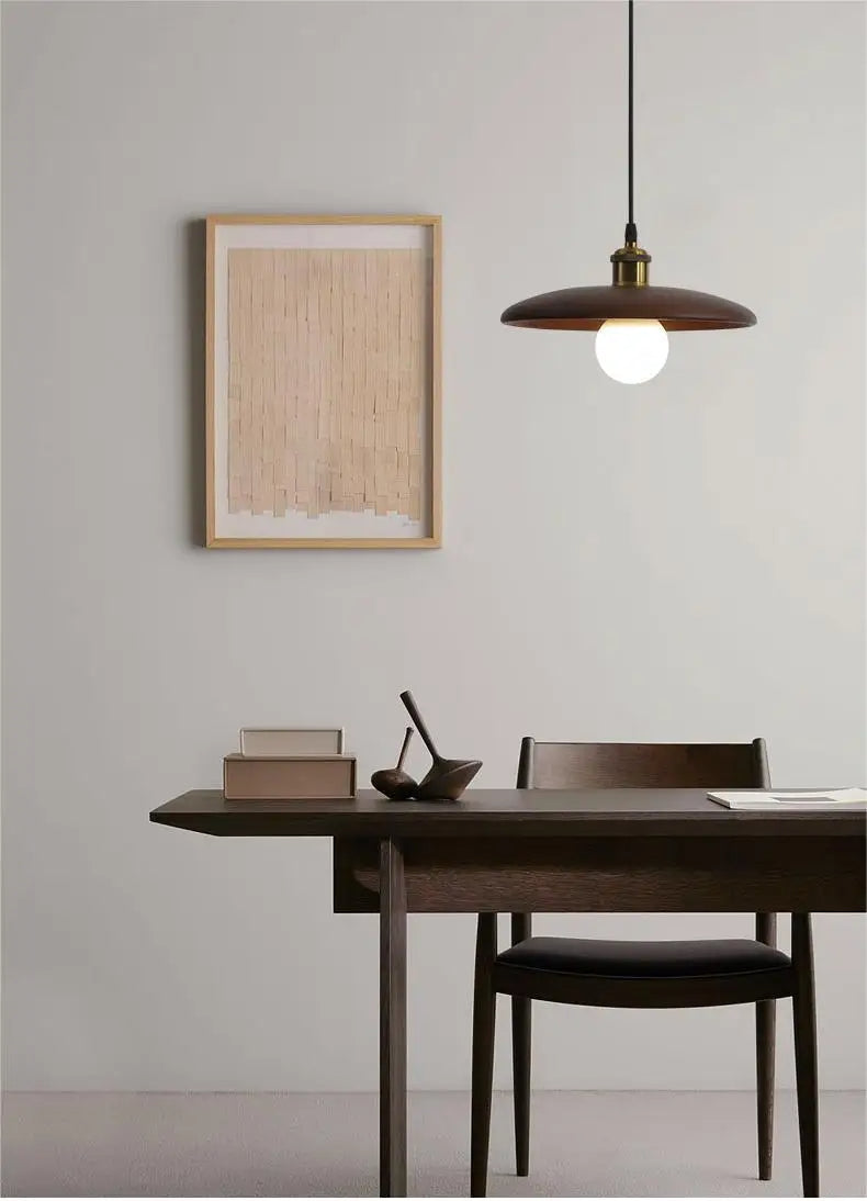 Rustic Wooden Ceiling Lamp for Ambient Lighting