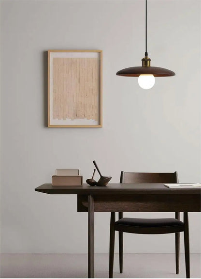 Rustic Wooden Ceiling Lamp for Ambient Lighting