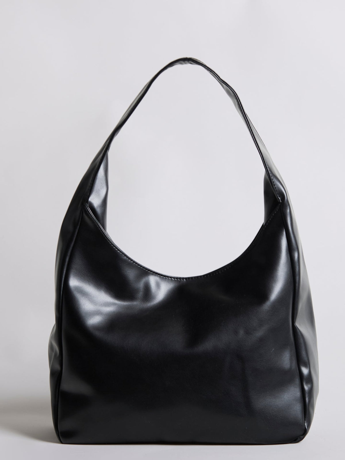 Minimalist Vegan Empty Hobo Shoulder Bag