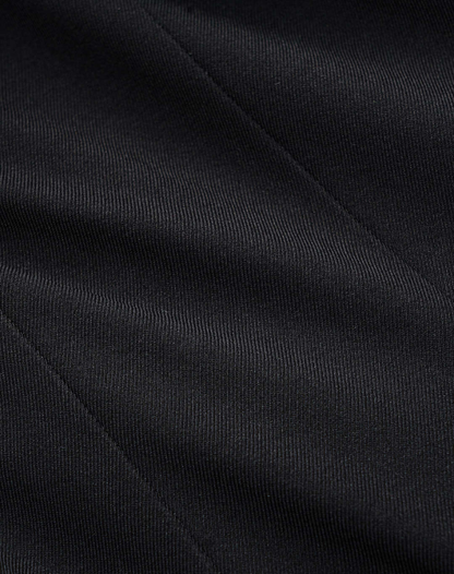 Jara – Black Tailored Mini Blazer Dress with Lapels and Flap Pockets