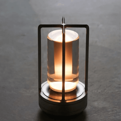 Crystal Lantern Table Lamp