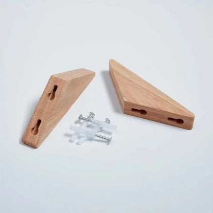 Perchero de madera de pared