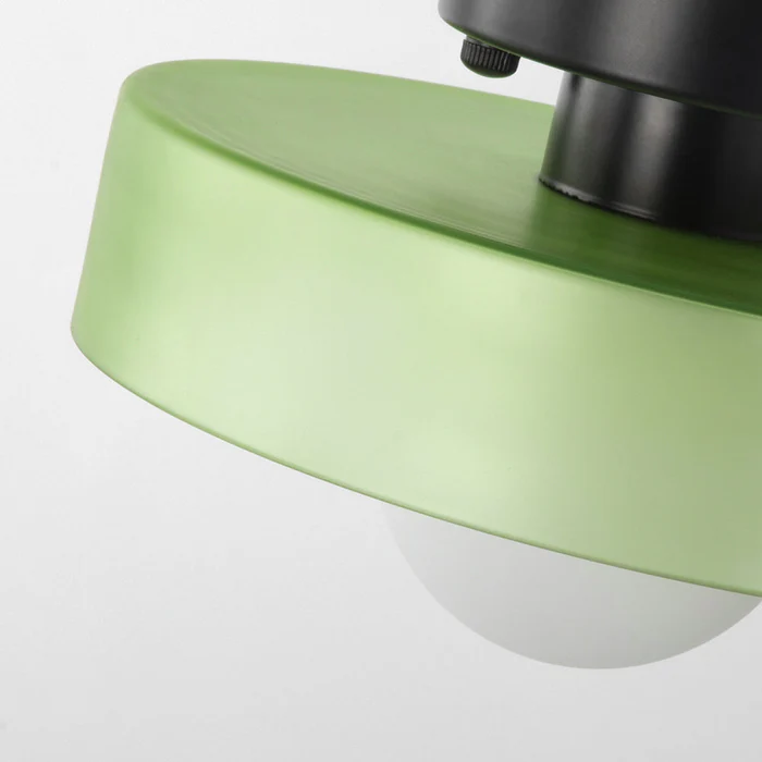 Plafón redondo moderno de cristal – Diseño elegante y atemporal