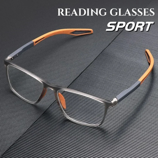 Óculos de leitura desportivos ultraleves com filtro de luz azul