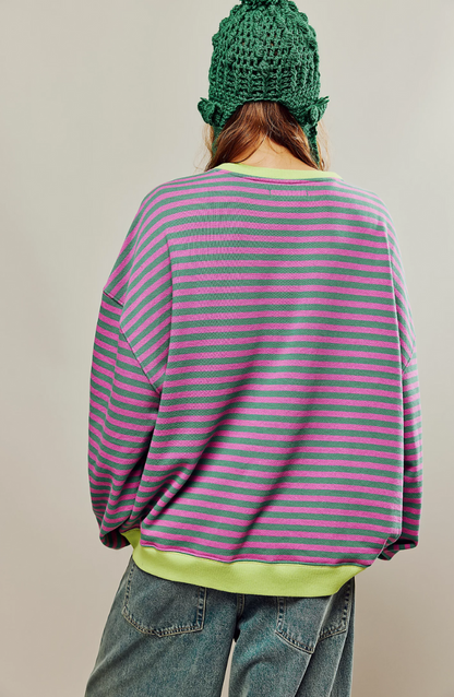 Mare - Striped oversized sweater