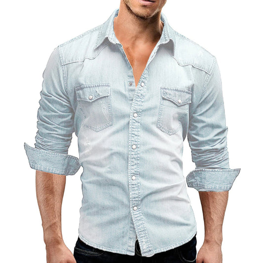 Camisa de hombre - Estilo vaquero - Ideal para el verano