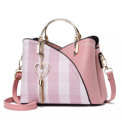 Selene – Large Retro Women's Handbag with Contrast Colour and Plenty of Storage