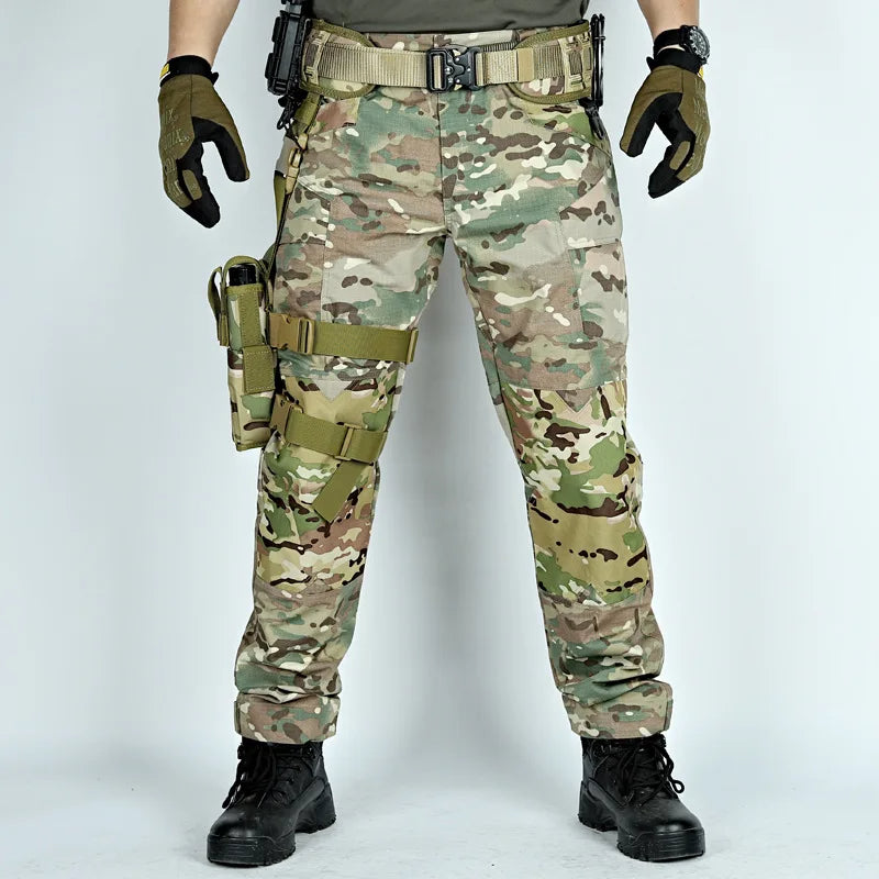 Reflective Work Trousers with Knee Protection