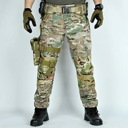 Reflective Work Trousers with Knee Protection