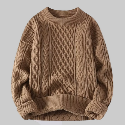 Maglione da donna con scollo rotondo – senza tempo e confortevole
