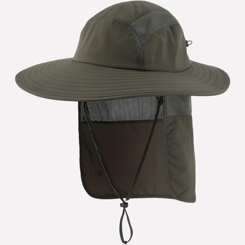 Cappello da pescatore con protezione per il collo per attività all’aperto