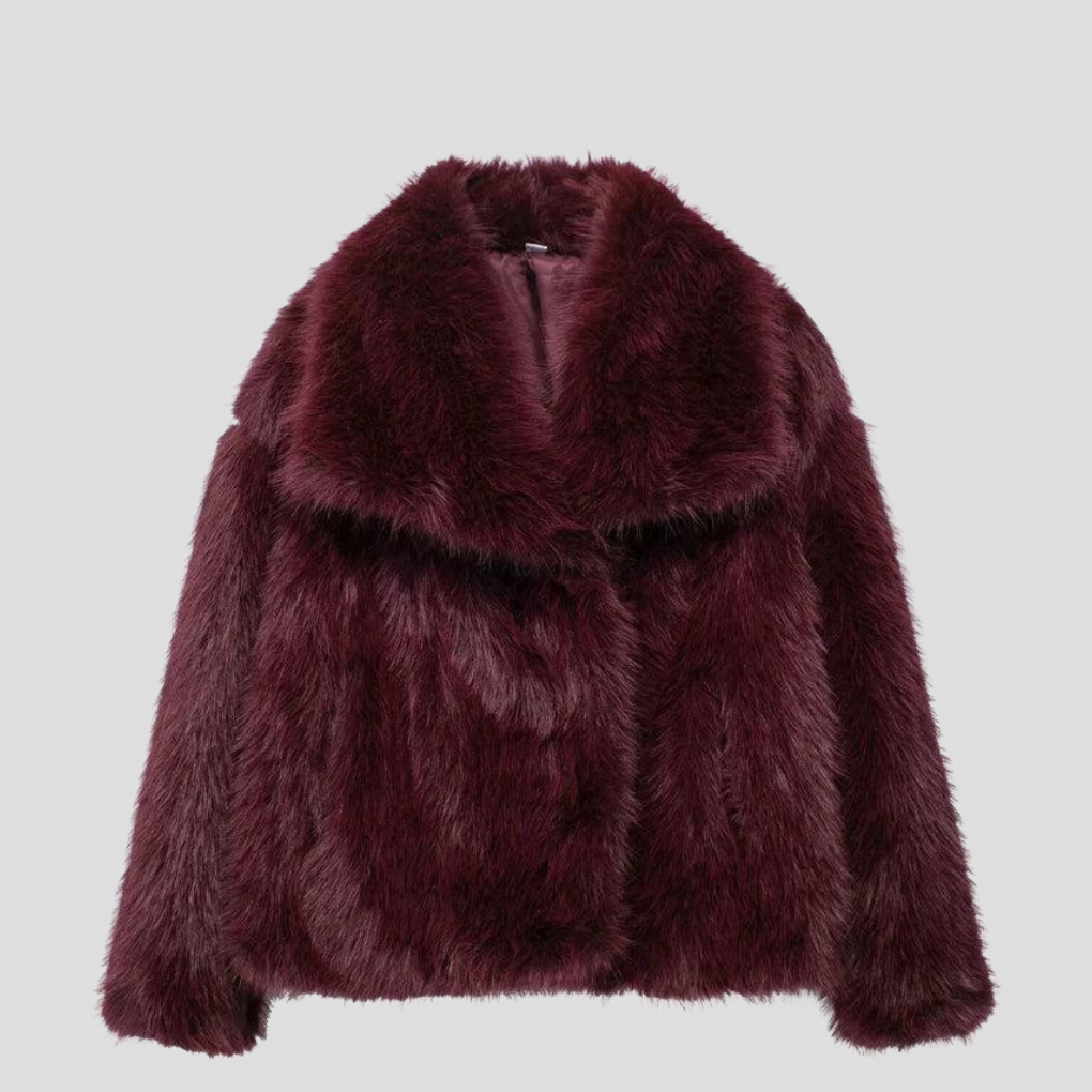 Ladies Faux Fur Coat