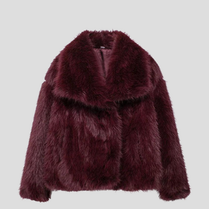 Ladies Faux Fur Coat