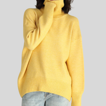 Modern roll neck jumpers for women