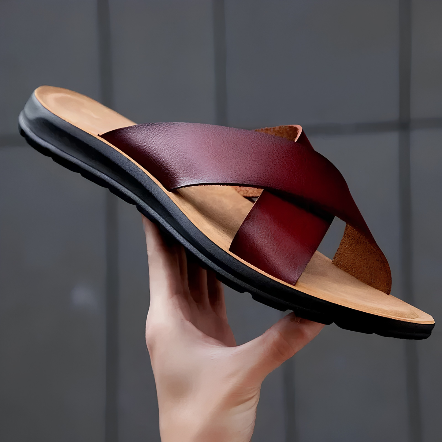 Italian Leather Mules for Men