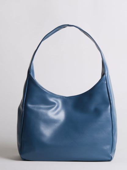 Minimalist Vegan Empty Hobo Shoulder Bag