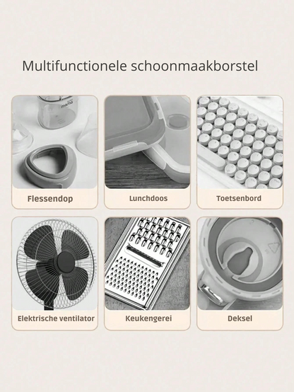 Cleaning Brush for Grooves and Cracks