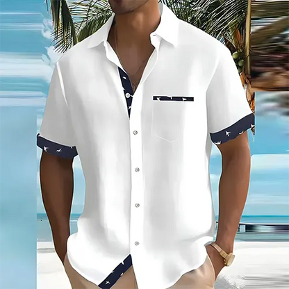 Summer Shirt with Short Sleeves for Men