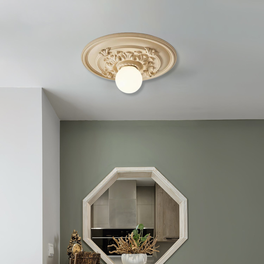Vintage-Deckenleuchte in Skulpturform mit LED