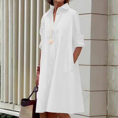 Vestido polo elegante para mulher