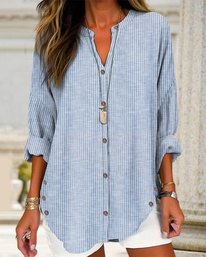 Valerie – Trendy Top with Striped Print and Stylish Fit