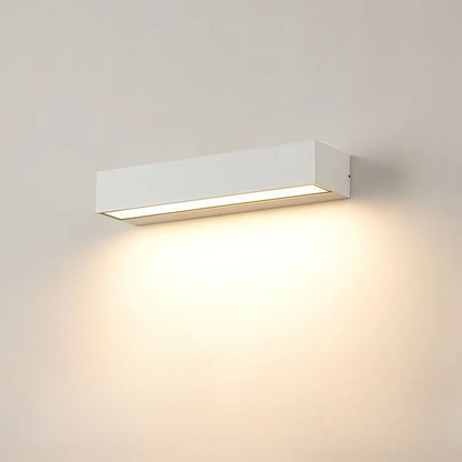 Aplique de pared LED blanco minimalista