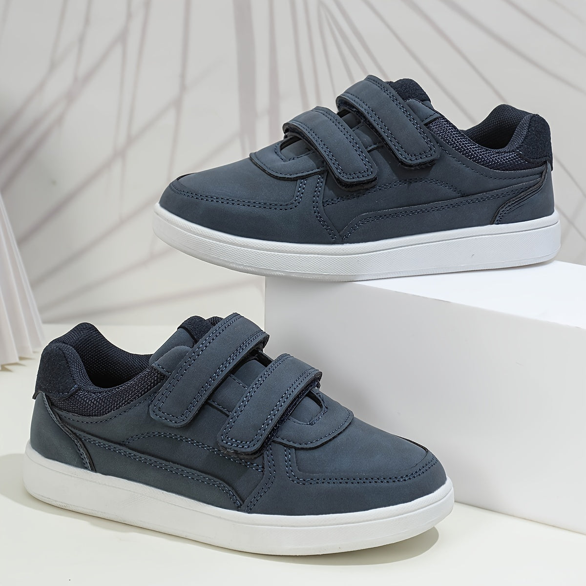 Low-cut sneakers for boys with Velcro - Ramil