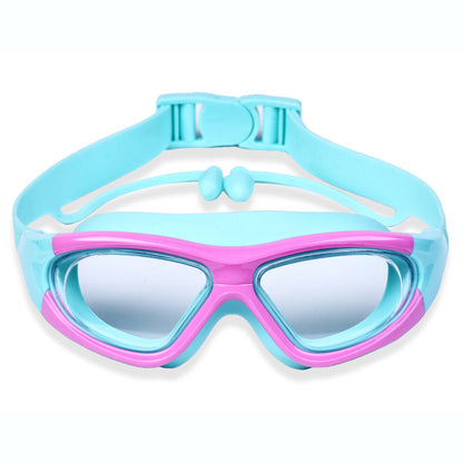 Occhialini da nuoto per bambini con montatura ampia - comodi e antiappannamento, per divertirsi in acqua
