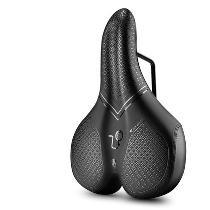 Inflatable Bicycle Saddle with Air Cushion for Comfort During Long Rides
