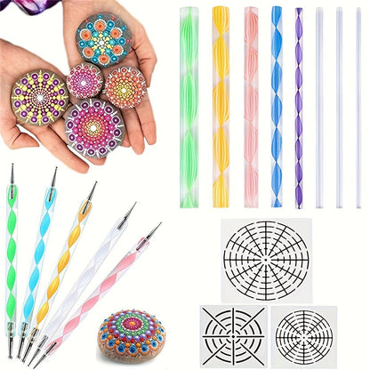 Mandala Dotting Tools Set – For Creative Paintings and Rock Art