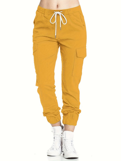 Cargobroek voor dames met zakken en comfortabele pasvorm voor dagelijks casual gebruik