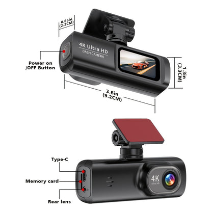 Dashcam 4K Ultra – Seguridad inteligente e imagen nítida en cada viaje