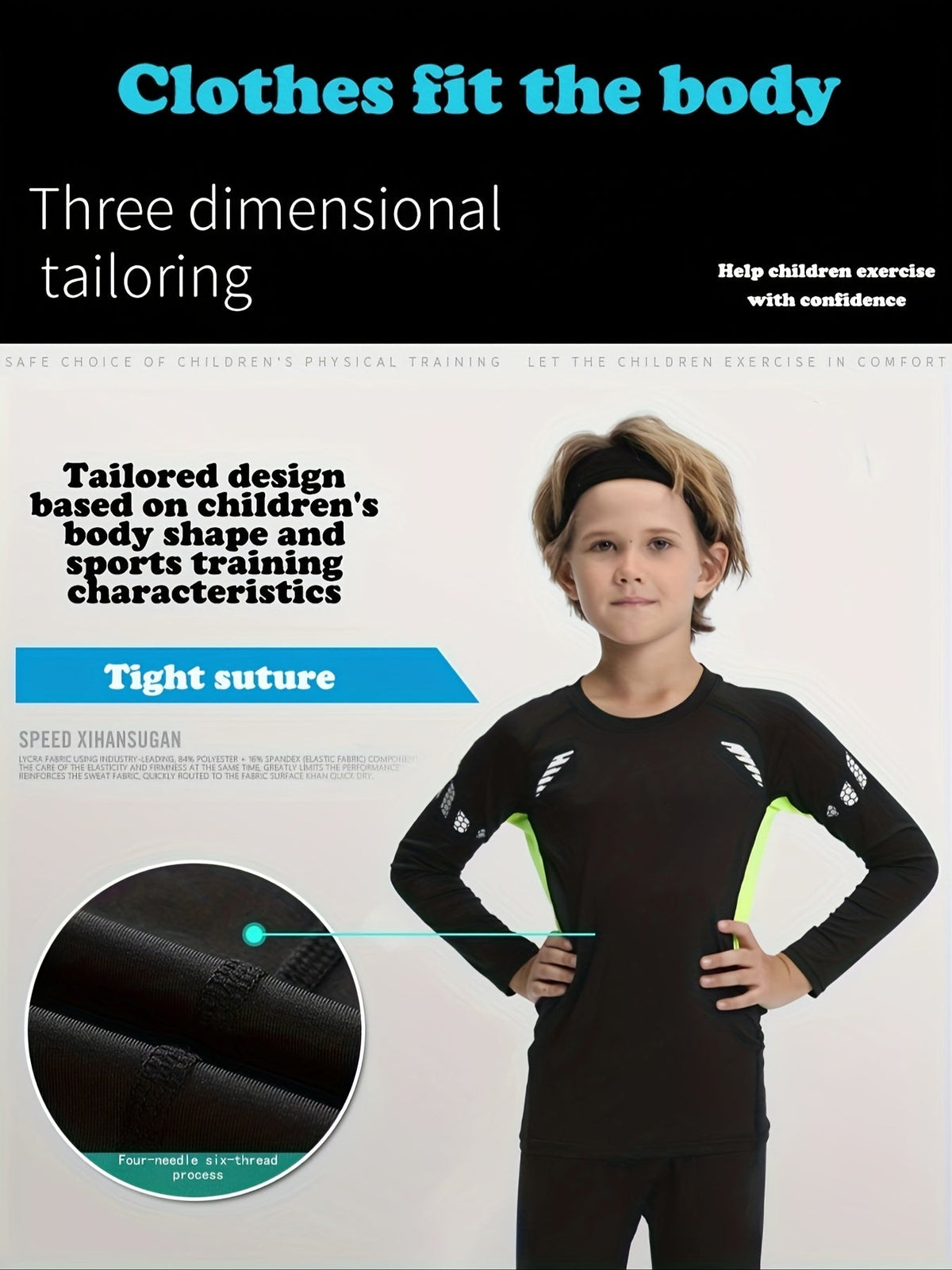 Active Motion Boys' Thermal Sports Set – Warm, Comfortable and Performance-Oriented