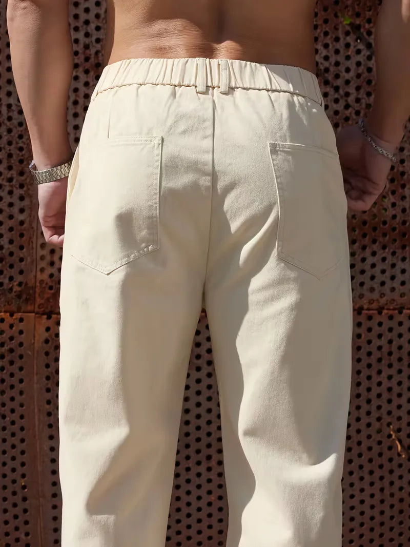 Pantalon avec taille élastique