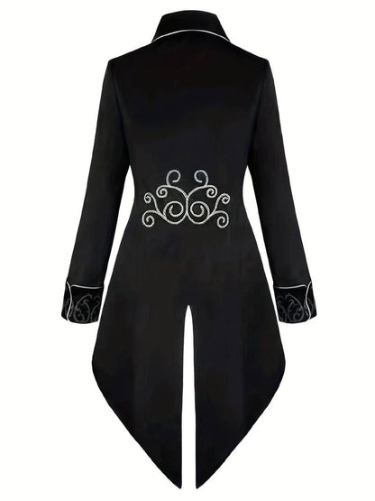 Gothic blazer Halloween medieval costume steampunk jacket for men - Manuelo