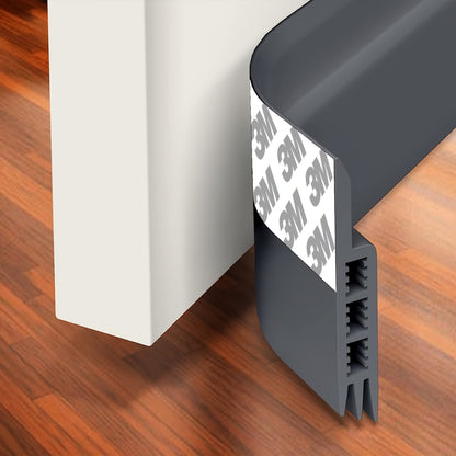 Boudin de porte anti-courants d’air - Joint de porte en silicone avec adhésif puissant et isolation phonique