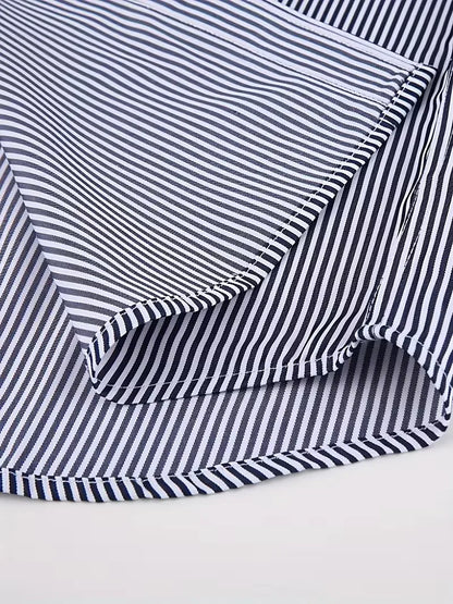 Chemise intelligente avec col mao