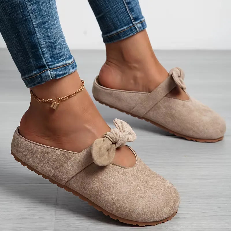 Chaussons avec design nœud