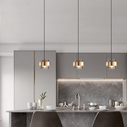 Scandinavian Round Glass Pendant Lamp – Modern and Elegant Design