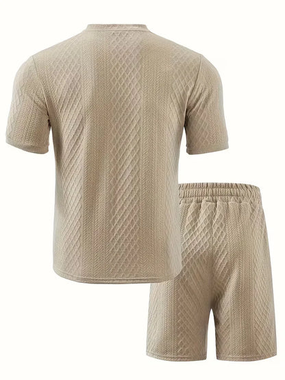 Ensemble de vêtements d'été avec motif jacquard