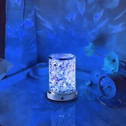 Lamp with Colourful Ocean Waves for Relaxation and Atmosphere
