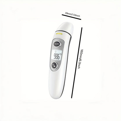 2-in-1 Digital Thermometer with Fast 1-Second Measurement – Suitable for Forehead and Ear