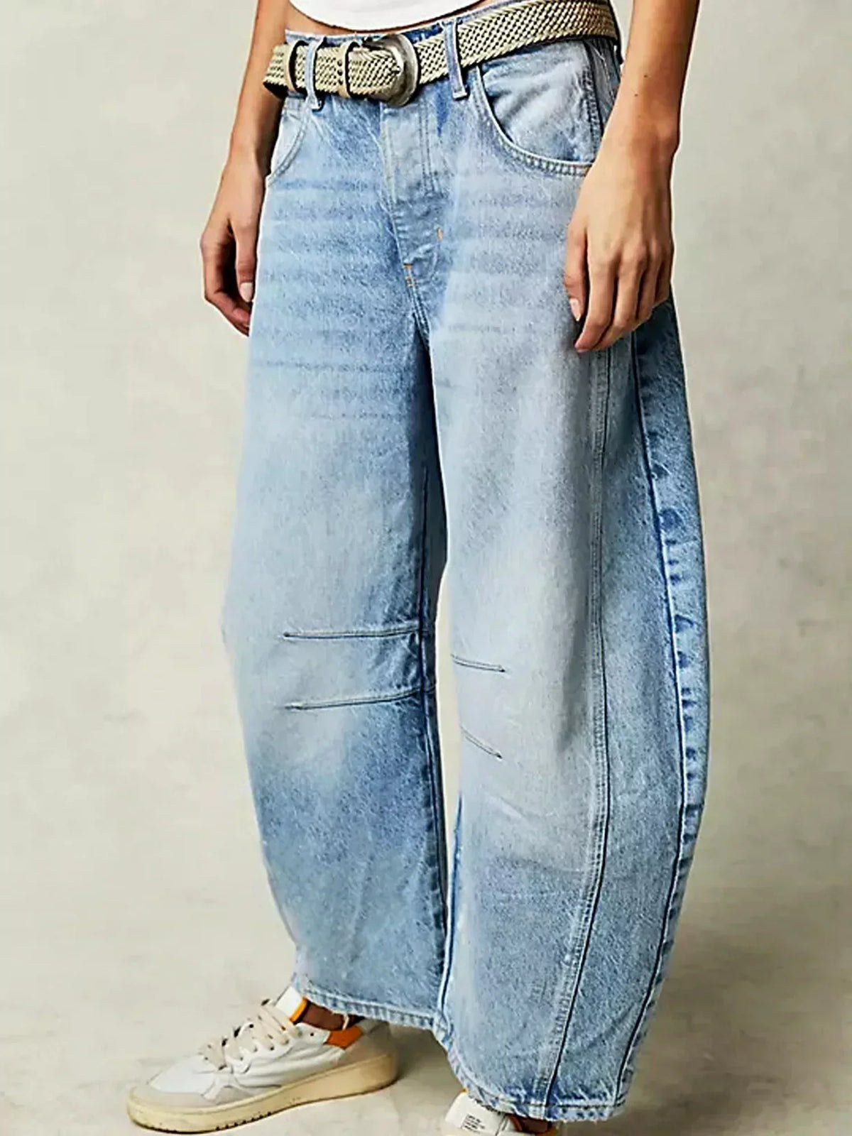 Zillah – Wide Leg Barrel Jeans | High Waist
