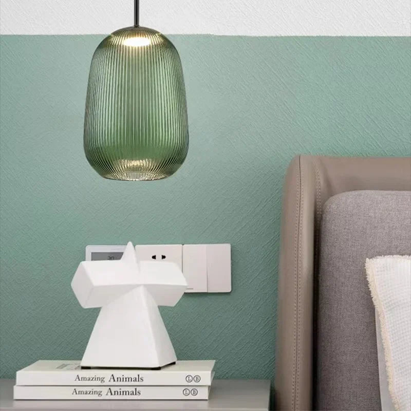 Modern Fusion Pendant Light with LED and Chrome