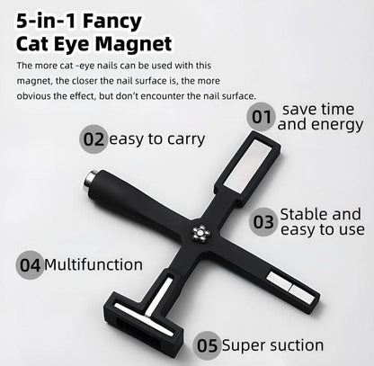 CatEye Nail Styler | instrument 5-în-1 pentru modele de unghii spectaculoase