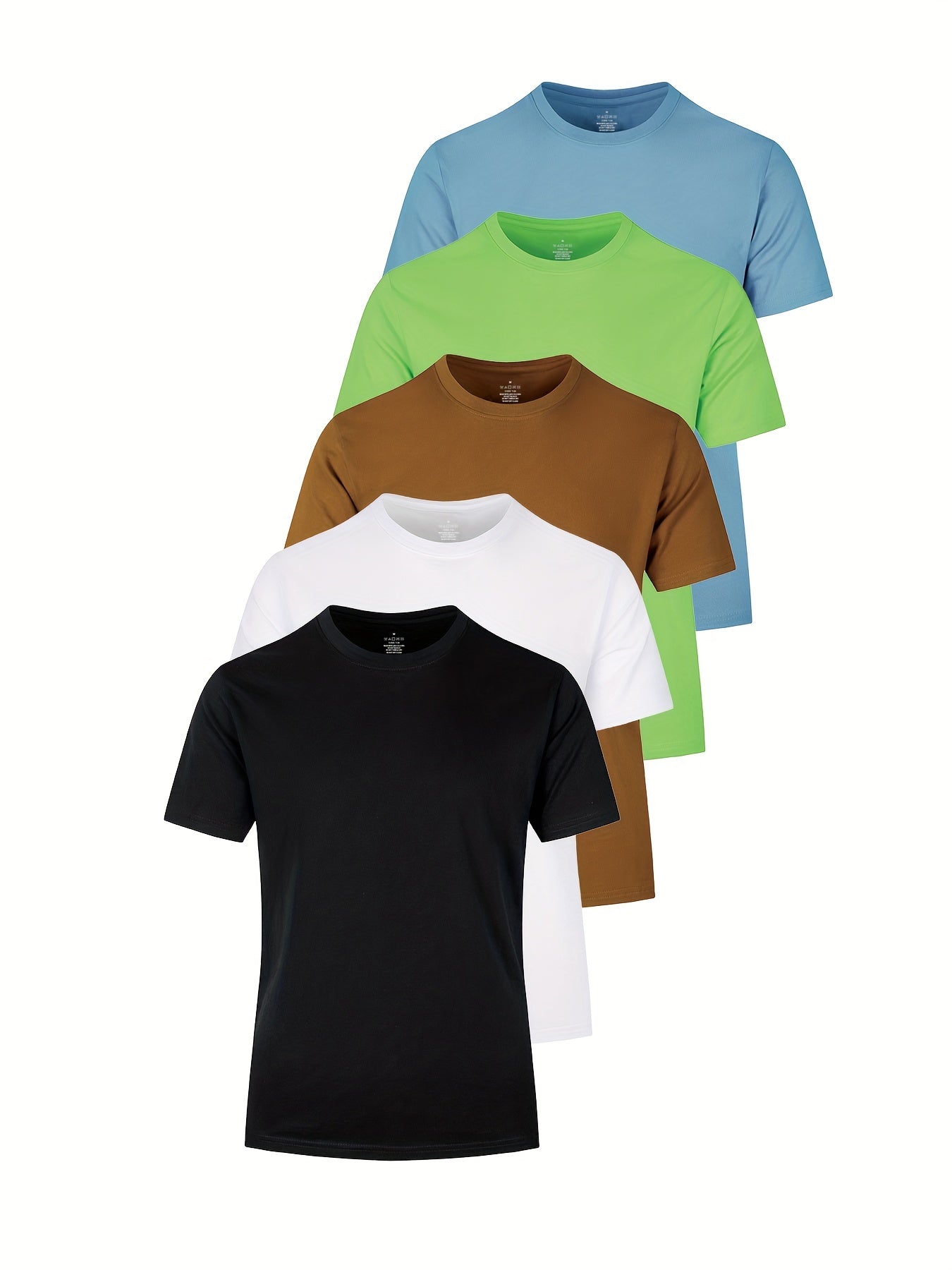 5 men's t-shirts | Various colors available