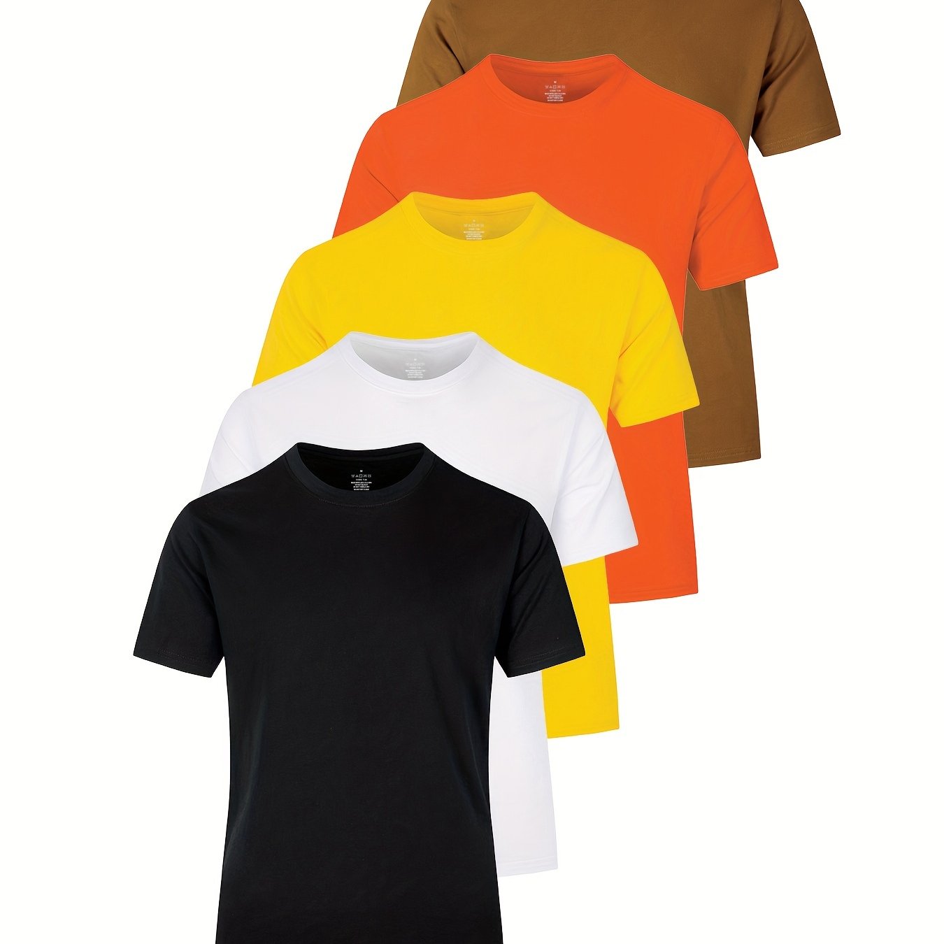 5 men's t-shirts | Various colors available